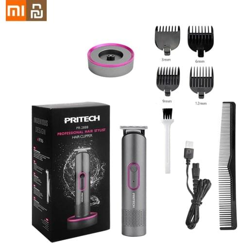 Xiaomi Youpin Hair Clipper Waterproof Hair Trimmer Cordless Hair Clipper Electric Hair Cutter Beard Trimer with Precision Blade
