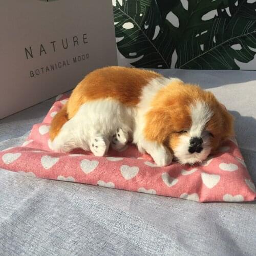 Stuffed Toys Lovely Simulation Animal Doll Plush Sleeping Dogs Toy Kids Toys For Children Decorations Gift Birthday Gift