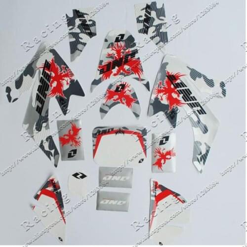 3M sticker decals Paster graphic of CRF50 dirt bike pit bike