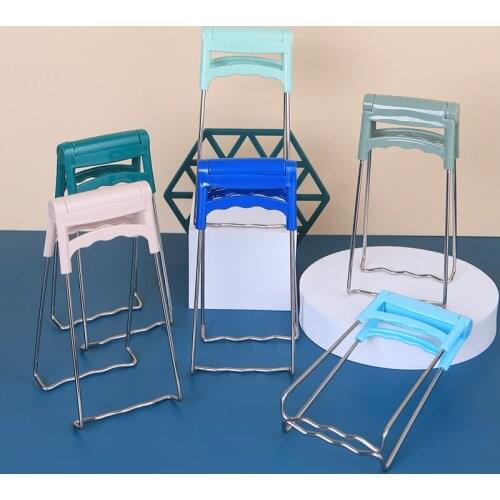 PP Handle Stainless Steel Foldable Dish Hot Bowl Clip Steamer Plate Anti-Hot Holder Tong Gripper Clamp Home Kitchen Gadgets