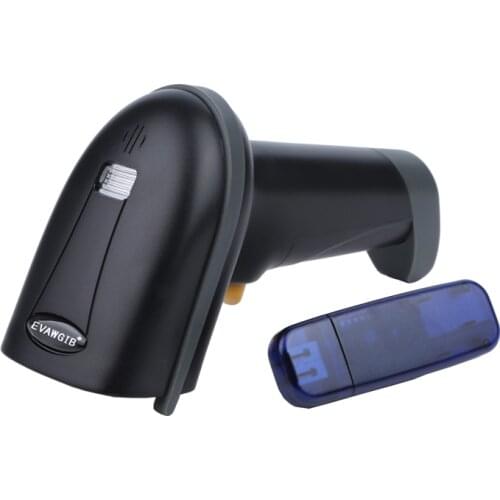 2D CMOS handheld Bluetooth USB interface 2.4GHz wired barcode reader Auto-inducion long range barcode scanner low cost EVAWGIB