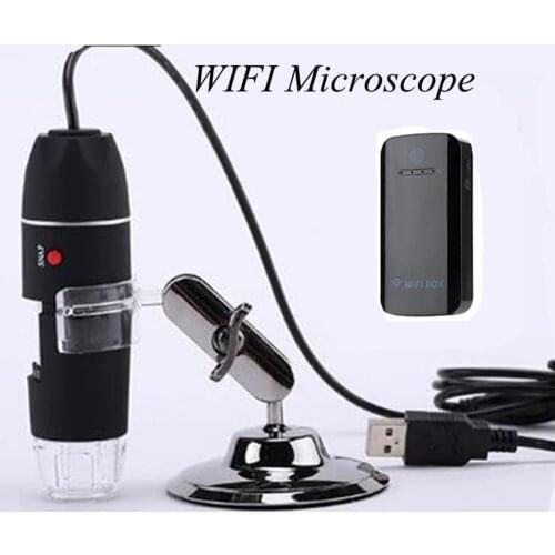 USB 1000X WIFI Microscope For Science Inspection CMOS Borescope Handheld Endoscope