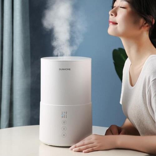 DUNHOME USB Charging Humidifier LED Night Light Display Home Air Purifier Two Mode Adjuster Air Humidifier