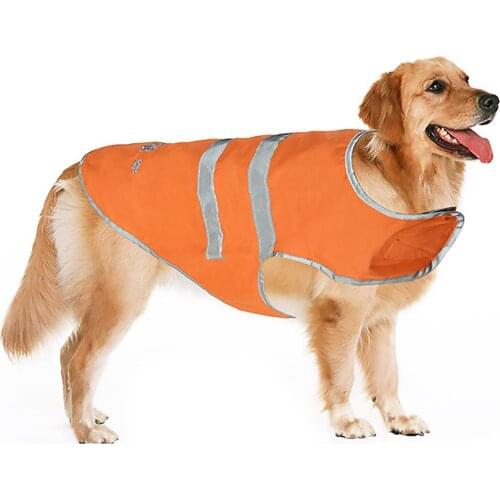 Behogar Dogs Waterproof Windproof Raincoat Poncho Vest Apparel with Reflective Stripes for Small Medium Dogs Walking Travelling