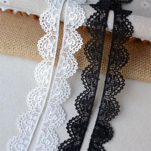 Water-Soluble Embroidery Lace Ribbon DIY Skirt Dress Trim Baby Clothes Decorative Lace Sewing Accessories 2cm Wide VQ110119