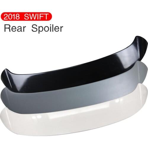 For swift 2018 2019 2020 rear spoiler High quality abs material paint professional modified accessories