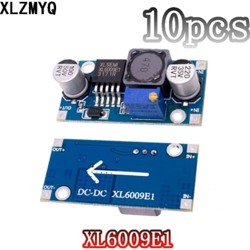 10pcs/ Voltage Regulator Power supply XL6009 DC-DC Adjustable Booster Module Step Up Boost Power Converter Module Replace LM2577