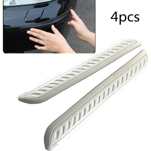 4 PCS Car Sticker Bumper Scratch Protection Car Front/Rear Edge Corner Guard Scratch Protection car Decoration Strip