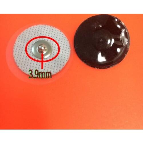 40pcs reusable Circular 3cm Non-woven tens pads /self adhesive electrodes pad for healy tens stimulator round Ø 3.9 mm