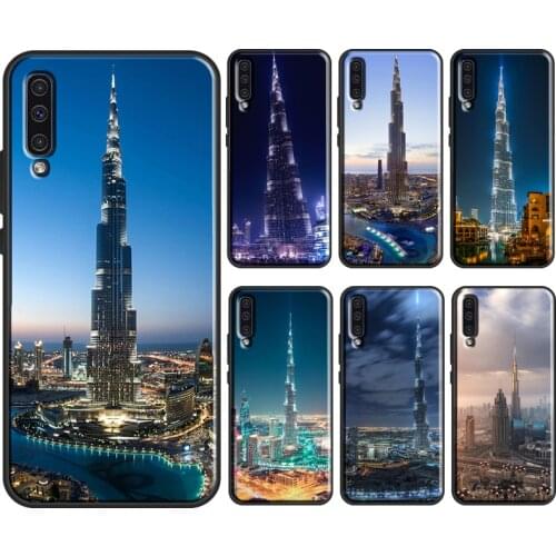 Burj Khalifa Tower building Dubai For Samsung Galaxy A50 A70 A40 A10 A51 A71 A31 A41 M51 M31 A12 A52 A20e A21S Phone Cover