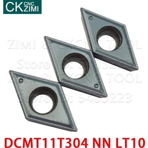 DCMT11T304 NN LT10 DCMT11T304-NN LT10 carbide inserts Internal turning tools DCMT CNC cutter Metal lathe machine cutting tools