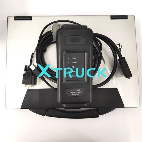 ET Adapter III ET3 comm 3 diagnostic tool +2021 catET diagnostic interface+2021 catsis +Flash software+Thoughbook T420 Laptop