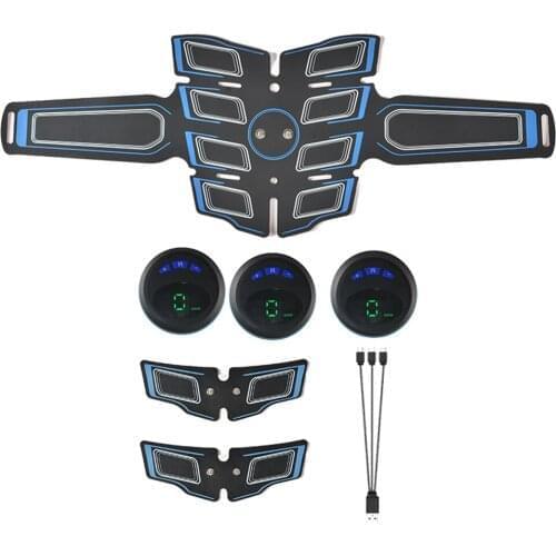 Abdominal Muscle Shaper Househeld Exercise Equipment Body Slimming Fat Burning Exerciser Shape Building Fitness Electric Muscles