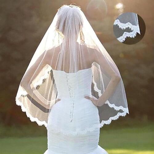 Girls Headwear Luxury Bridal Tulle Bridal Veil White/Ivory Wedding Veil with Hair Comb Cathedral Head Veil Accessories