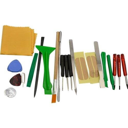 Besegad 22PCS Repair Tools Screwdriver Set Tweezers Scraper Kit for iPhone Samsung Huawei Xiaomi Cell Phone Tablet Smart Devices