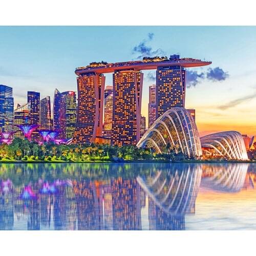 "Opera House" picture DIY digital painting by number painting Christmas birthday unique gift