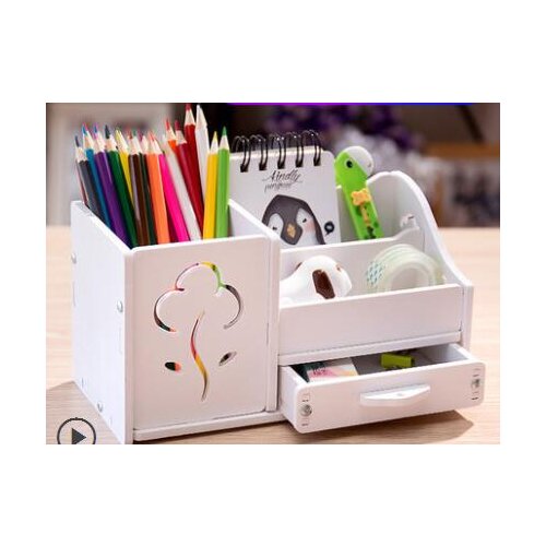 Creative Fashion Multi-function Pen Holder Cute Stationery storage box Desktop Organizer Office