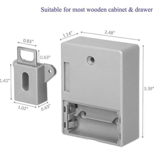 Mini Invisible Hidden RFID Open Control Smart Sensor Locker Locker Wardrobe Shoe Cabinet Drawer Door Lock Electronic Lock