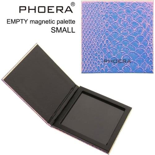PHOERA Magnetic Eyeshadow Palette Storage Box Case Makeup Eye Shadow Empty Magnetic Palette Glitter Matte Patterns
