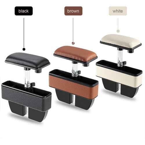 Anti-fatigue Adjustable Car Seats Armrest Pads Storage Box Pocket Organizer