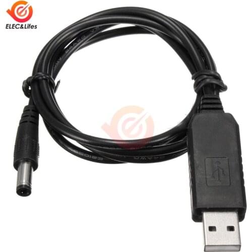 USB Power Boost line DC 5V to DC 9V / 12V Step UP Module USB Converter Adapter Cable 2.1x5.5mm Plug