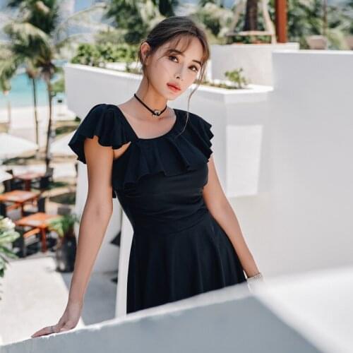 2020 Only For The First 5 Orders Female Swimsuit Ins Wind Cover Belly Slim Sexy One-Piece Skirt Conservative Hot Swimsuit