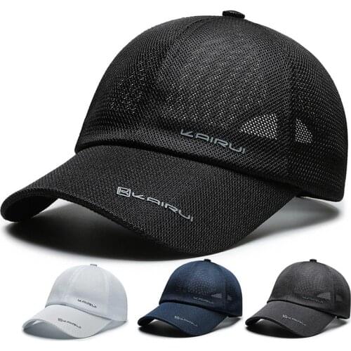 Spring Summer Unisex Baseball Caps Letter Mesh Cap Fashion Solid Outdoors Adjustable Hat Women Men Casual Hats
