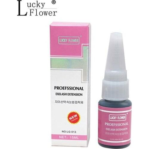 High Quality Fast Dry Back Eyelash Glue 15ml Long Lasting 20 Days False Eyelashes Extension Glue Odourless Non-Irritant Adhesive