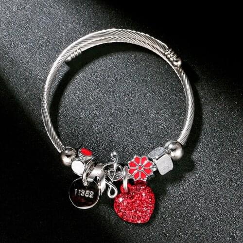 Bracelets & Bangles Of Women Fashion Crystal Heart Geometric Coins Hollow Out Flower Bangles New Bohemian Trendy Charm Jewelry