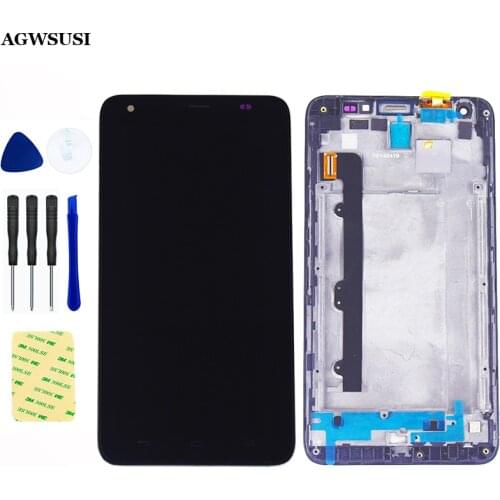 Black Touch Screen Digitizer Sensor Glass Lens + LCD Display Monitor Screen Panel Module Assembly for Huawei Honor 3C G740