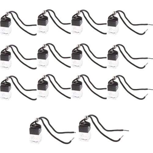 14PCS Hanging Bottle Car Air Freshener 5ml Spray Diffuser Jar Perfume Pendant Home Fragrance Accessories Gadgets