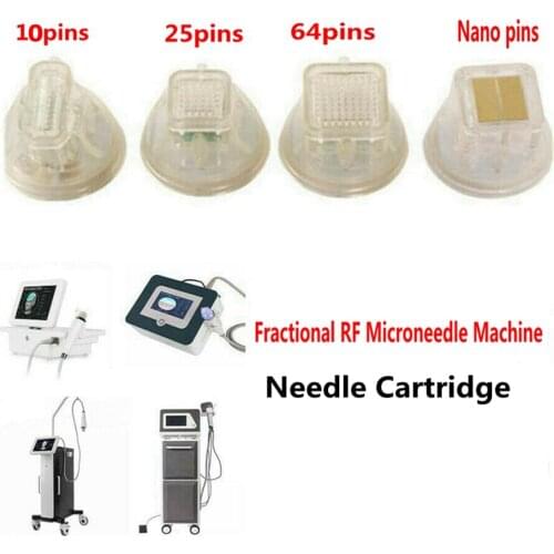 20pcs Disposable Consumable Cartridge Needle Tattoo Beauty Fractional Rf Gold 10pin 25pin 64pin And Nano Microneedle