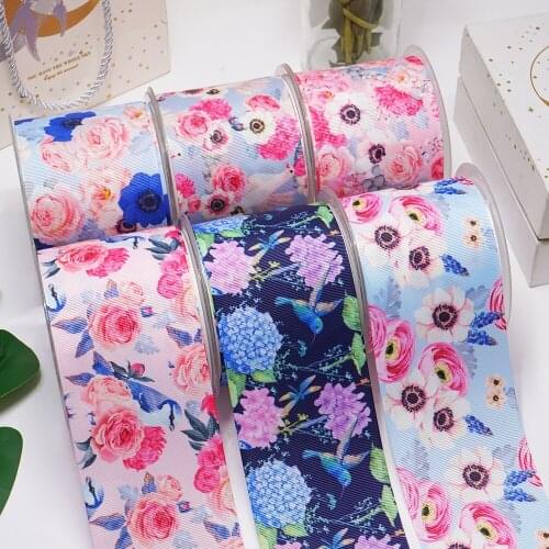 3 Inch 75 MM Cartoon Printed Grosgrain Ribbons For Bows Craft Suppliers 56752