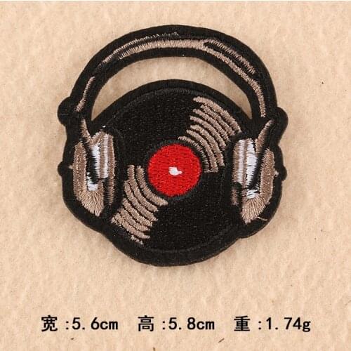 50pcs/Lot Weird Stuff Embroidery Patches Letters Clothing Decoration Accessories Diy Iron Heat Transfer Applique Clothes