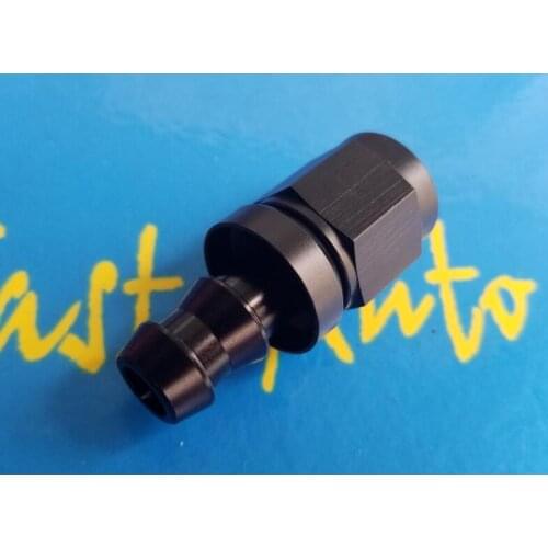 9/16unf thread an6 6an an 6 push on push-on straight hose end adaptor adapter fitting