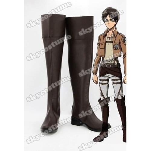 Attack on Titan Cospaly Corps Shoes Boots Halloween Party For Men Women