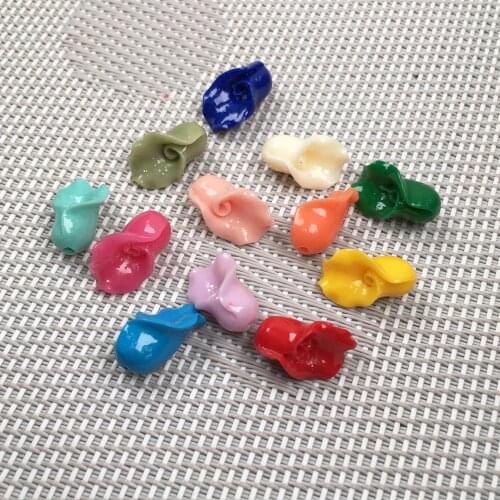 Synthetic Coral engraving Flower shape Punch loose beads isolation bead for Jewelry making DIY necklace bracelet accessories