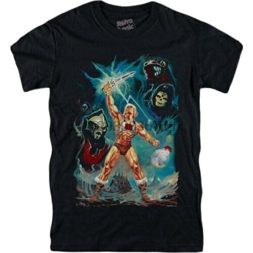 Masters of the Universe T-Shirt He-Man Dragon blasater Skeletor Hordak MOTU MOC