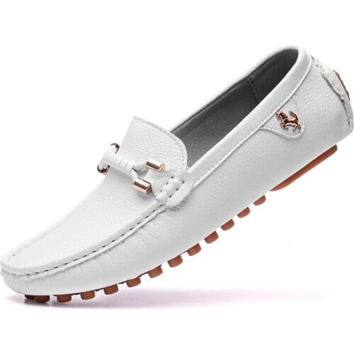 Penny Loafers Men Leather Shoes 2021 Fashion New Spring Summer Brand Leather Drive Mens Casual Shoes Man Moccasins Comfy Slip-On