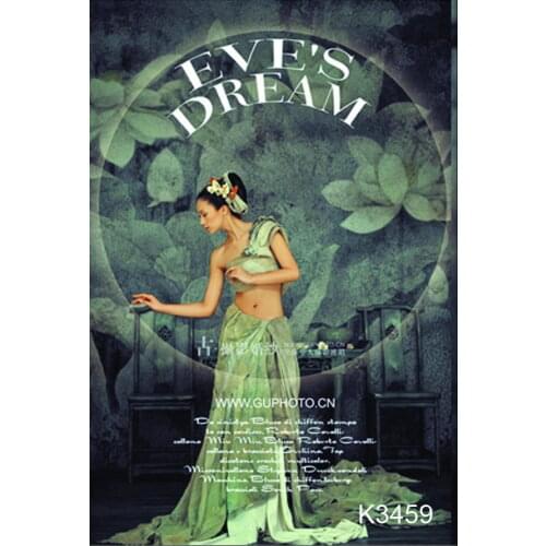 10ft x20ft Hand Painted muslin backdrop K3459, flower photo backdrop,wedding background, photography scenic backdrops