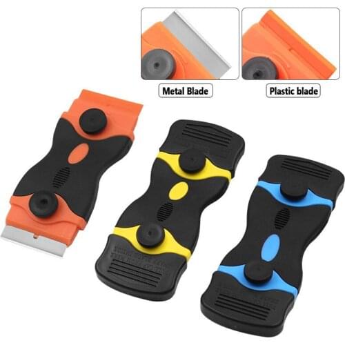 NEW Car & Window Tint Ceramic Glass Oven Razor Scraper Plastic Handle Razor Scraper Ceramic Glass Oven Window Tinting Tool Blade