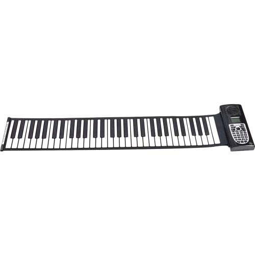 Piano, Flexible, Completely Portable, 61 Standard Keys, Battery or USB Powered