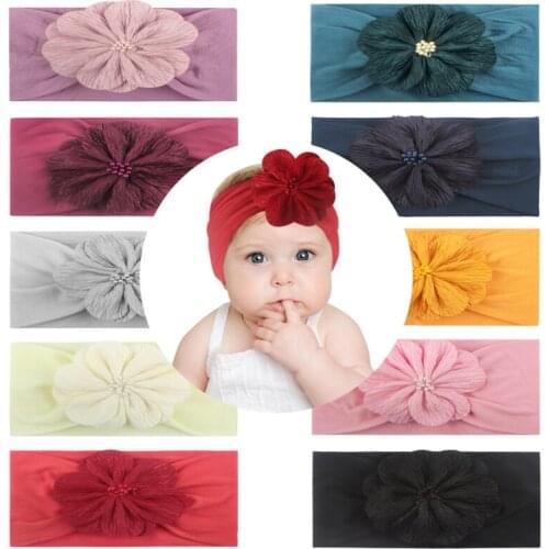 1pc Childrens Seamless Super Soft Nylon Chiffon Headband Cute Princess Hair Accessories Baby Headband Toddler Headband Gifts
