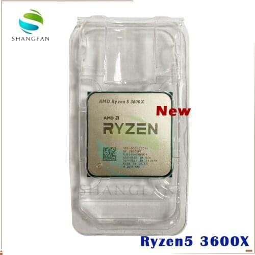 NEW AMD Ryzen 5 3600X R5 3600X 3.8 GHz Six-Core Twelve-Thread 7NM 95W L3=32M 100-000000022 CPU Processor Socket AM4 no fan
