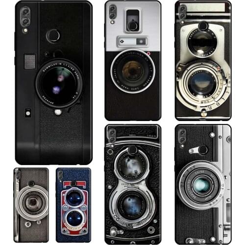 Retro Camera Vintage For Huawei Honor 20 Pro 4C 6C 7C 7A 8A 9A 7S 8S 9S 8X 9X 10i 8 9 10 10X Lite Phone Cover