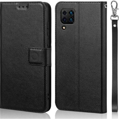 Luxury Flip Case for Huawei P40 Lite Cover Original Book Design Leather Phone Coque Wallet Capa Stand With Strap Card