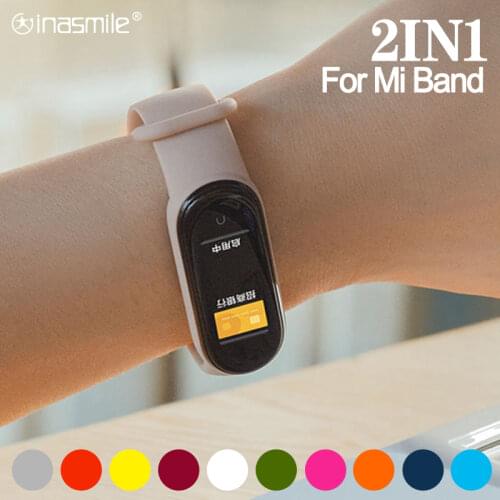 Stylish Replacement Wrist Strap for Xiomi Band Mi band 5 4 strap For Xiaomi Mi Band 6 Silicone Wristband Bracelet 22 Colors TPU