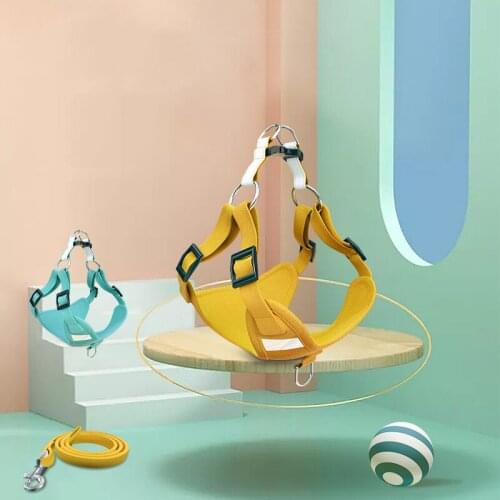 Reflective Dogs Pet Harness & Leash Set Puppy Cat Vest Harness Collar For Small Medium Dog Chest Strap Pets Accessories