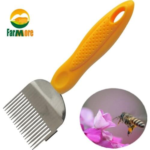 1 Pcs Honey Comb Tines Needle Handle Honey Shovel Uncapping Fork Scratcher Bee Feeder Tools Beekeeping Equipment