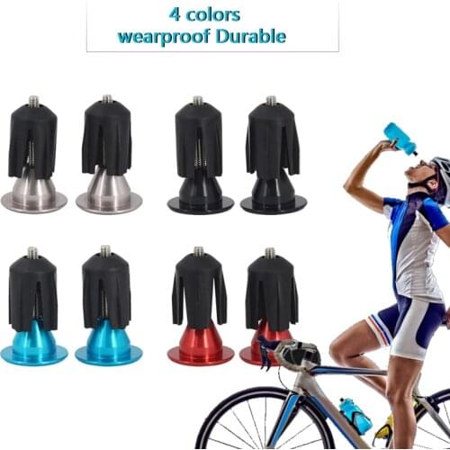 2PCS Bike Handlebar Plugs Bicycle Parts Grips Caps Covers Aluminum Alloy Handlebar End Plugs Cycling MTB Bike Accessories Parts